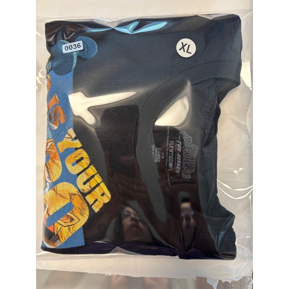 My Hero Academia Two Heroes Movie T-Shirt XL Black Funimation Anime Graphic Tee - Picture 5 of 5